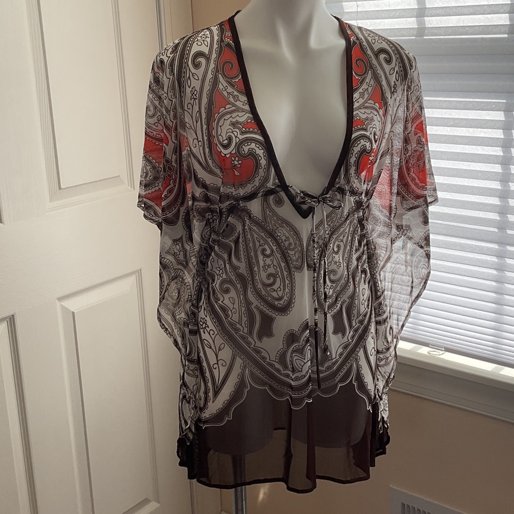 INC International ConceptsTropic Boho Swim Coverup